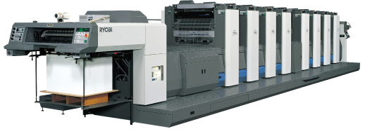 8色オフセット印刷機イメージ